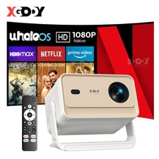 XGODY N6 Pro Netflix Official Video Beamer 4K HD Projektor Autofokus Whale OS TV