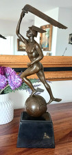 Hermes Bronze Figur Merkur
