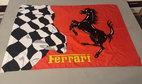 Vintage ferrari rennflagge - xl,