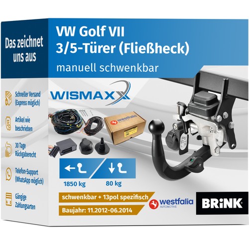 Anhängerkupplung für golf - für,
