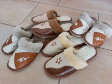 Damen Pantoffeln Hausschuhe Latschen Kapcie Schlappen Gr. 36-41  WARM Farben Mix