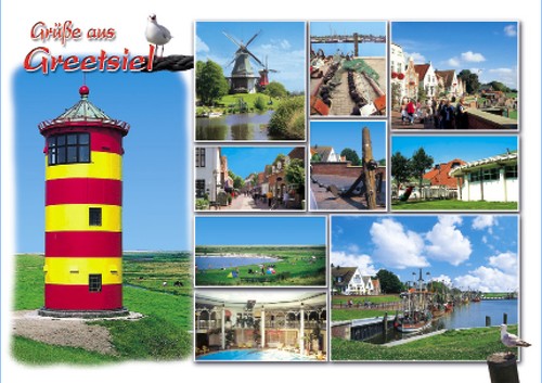 Greetsiel postkarten bilder - 10,