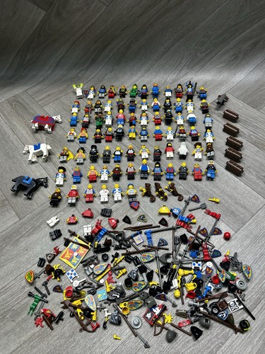 81x vintage lego minifiguren - 81x,