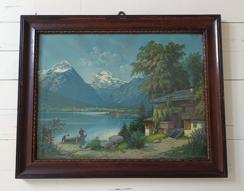 Schöner alter kunstdruck - schöner,