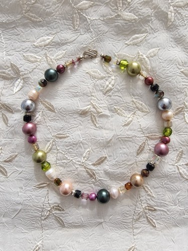 Modeschmuck kette perlen - modeschmuck,
