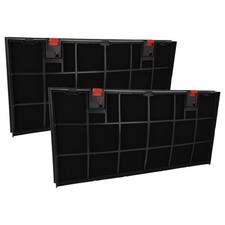 2 Aktivkohlefilter für