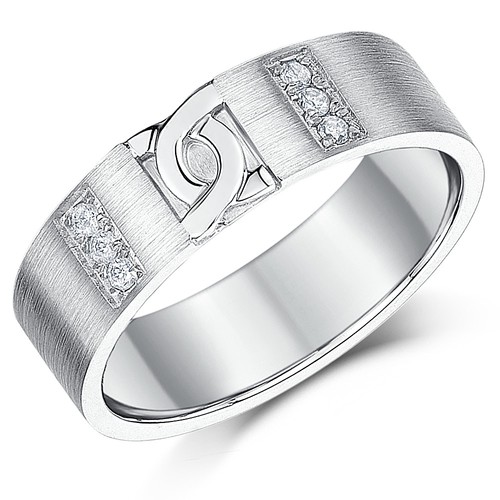 Palladium verlobungsring - 6, mm