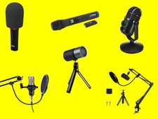 MIKROFON Musikanlage Auftritt Disco Soundbox Party Karaoke Funk/Kabelgebunden