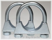 2 x Auspuffschelle Rohr-Bügel