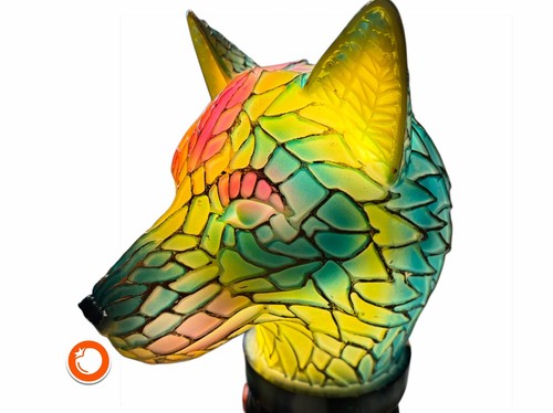 Wolf tischlampe von sixrun - wolf-tischlampe, in