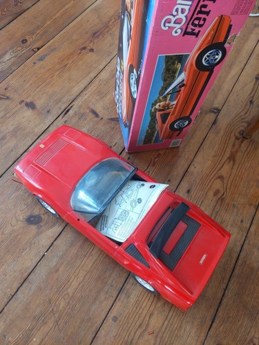 Barbie ferrari cabrio 1986 - barbie,