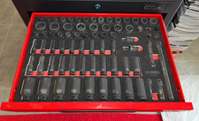 KS Tools 3/8"+1/2" SCS Kraft-Steckschlüssel-Satz, 73-tlg in 1/1 Systemeinlage