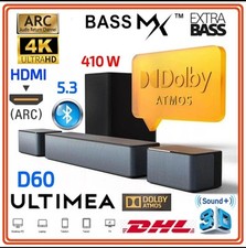 ULTIMEA D60 Soundbar Dolby Atmos 5.1 3D Surround BassMX Bass eARC HDM Subwoofer 