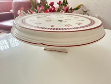 Villeroy & Boch Petite Fleur Tortenplatte auf Fuß Servierplatte Platte  RAR