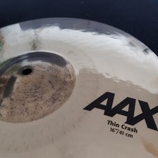 SABIAN AAX 16" Thin Crash - Raw Bell Cymbal Becken