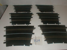 Fleischmann Rennbahn Auto Rallye, 6 x Fahrbahnteile,Steilkurve Nr. 3151 (F21)