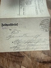 WWI German Feldpostbrief
