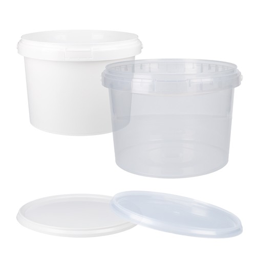 Bucket with lid round - 3l,