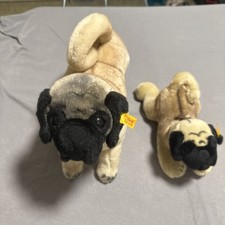 Steiff 2 x Mops 079085 und 079092 