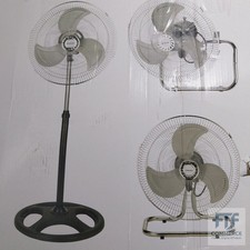 Aspes Ventilador de Pie Negro, AVP501800OVN. 3 Velocidades, 3, Oscilante