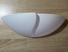 Gips Wandlampe Weiß