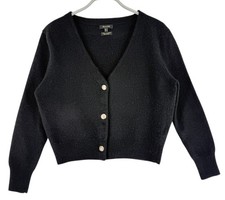 Massimo Dutti Damen 5% Kaschmir 95% Wolle Strickjacke Größe S