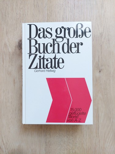 Das große buch der zitate - große,
