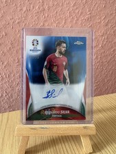 Topps Chrome EURO 2024 # Bernardo Silva # Portugal # CA-SI # Auto Autograph /75