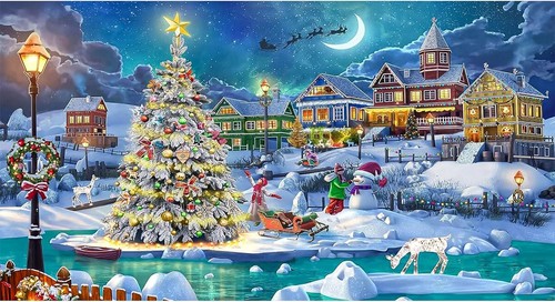 Weihnachten diamond painting - diamond,