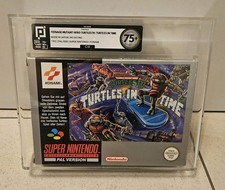 Snes Super Nintendo Spiel OVP CIB Ninja Turtles In Time Pixel Grading
