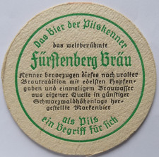 ALTER BIERDECKEL Fürstenberg