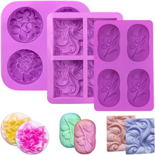 Silikon-Seifenform 3er Set