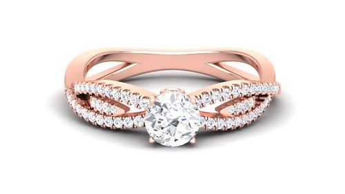 14k massiver rotgold - 2, karat