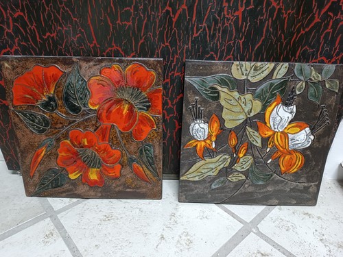 Set vintage wandbilder 35x35cm - vintage,