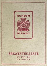 Kubel ERSATZ TEILLISTE WWII VW