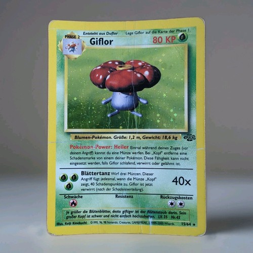 Giflor holo pokemon karte - holo,