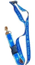 FC Schalke 04 Schlüsselband Schlüsselanhänger Blau Sportlich Fanartikel