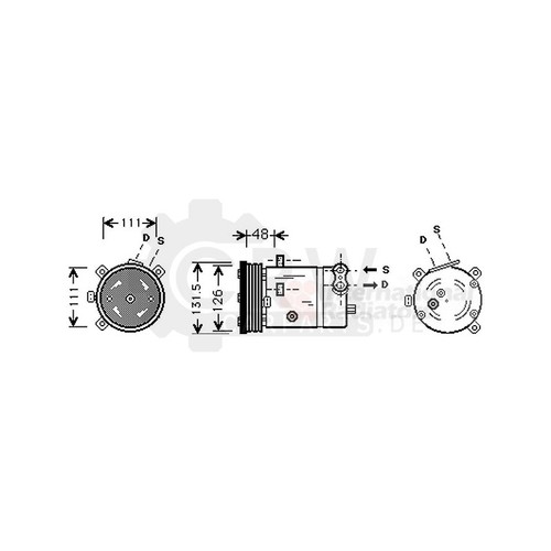 Kompressor klimaanlage für - kompressor,