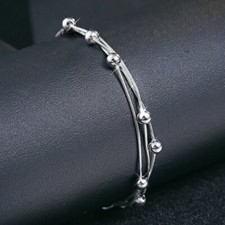 Triple Armband mit Kugeln