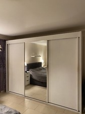 kleiderschrank weiß mit