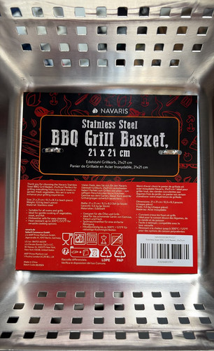 Navaris edelstahl grillkorb - navaris,