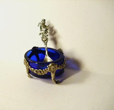 kl. Saliere mit Löffel, 835er