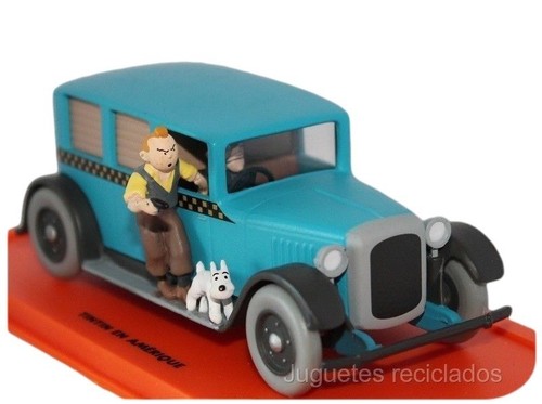 Tintin amerika taxi - tintin, checker