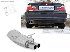 Eisenmann Sportauspuff BMW 3er E46 320i 325i 330i 2x70mm scharf