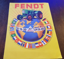 Werbeblatt - FENDT Dieselross Traktor - X. FENDT & CO., Marktoberdorf / Bayern