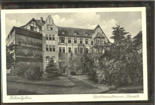 Lychen hohenlychen sanatorium - hohenlychen,