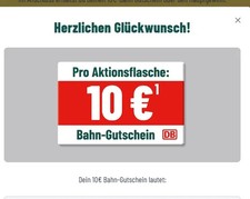 DB Deutsche Bahn 10 Euro Gutschein aus Hohes C für eCoupon