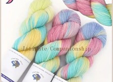 Wolle Regenbogen, Pastell