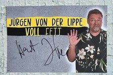 ORIGINAL Autogramm von Jürgen von der Lippe. pers. gesammelt. 100% ECHT. GROSSF.