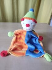 Baby Club Clown Harlekin Wichtel C&A bunt Schmusetuch Kuscheltuch Schnuffeltuch 